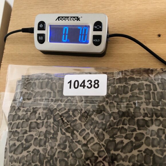 Ann Taylor Top Womens 12 Brown Croc Print Button Up Long Sleeve Pockets Blouse - Picture 9 of 9